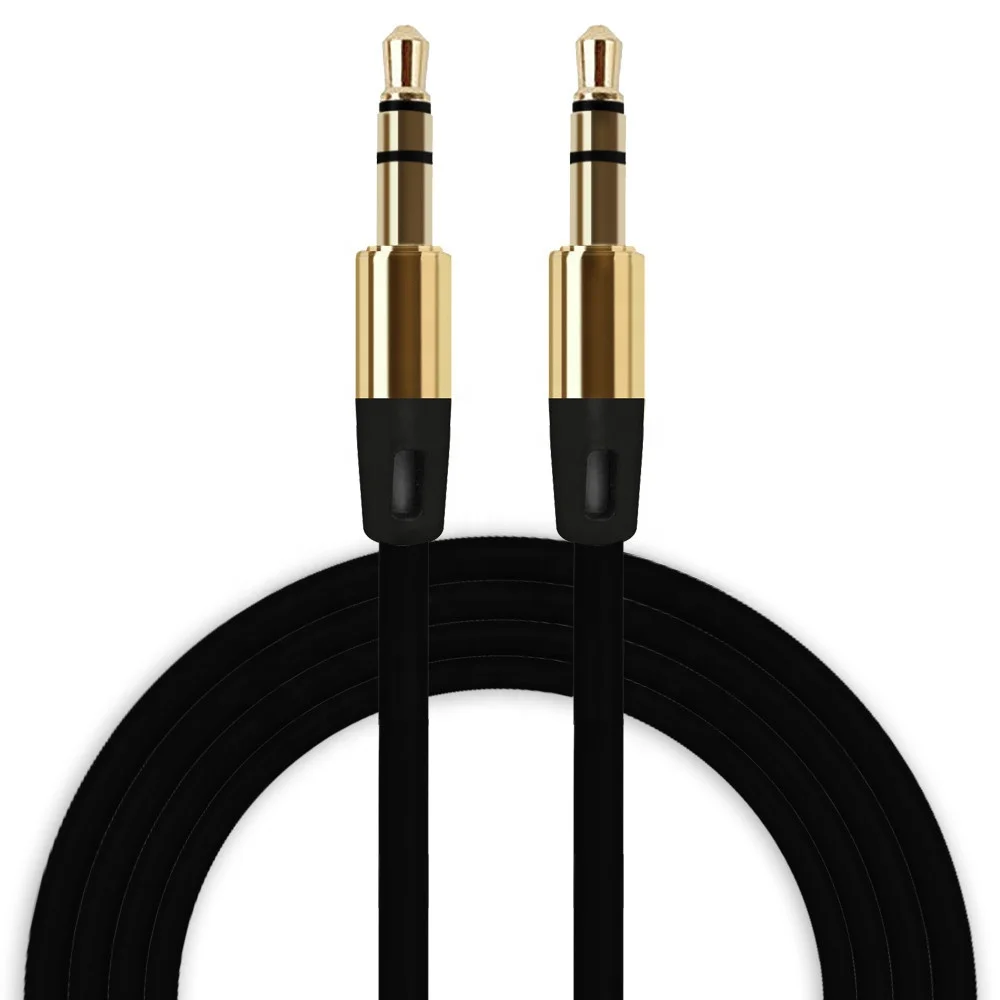3.5mm Jack Audio Cable 3.5 mm Male to 3.5mm Male Aux Cable For iPod Car PC Headphone Speaker Auxiliary Cable