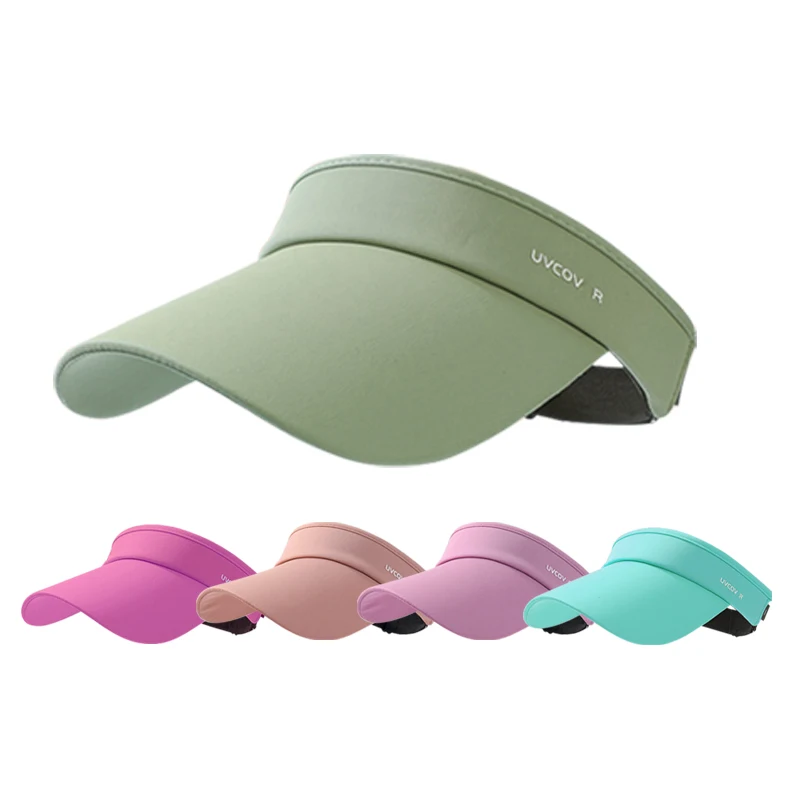 Custom Promotional Visor Cap fashion Cotton Sun Visor hat Blank Visor cap With logo