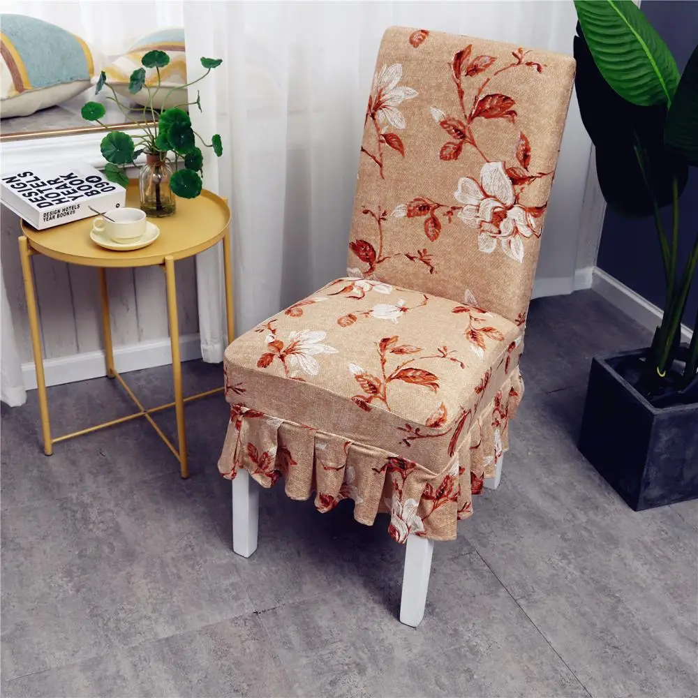 
HOTSELLING Cheap Universal Size Fashion Pattern Chair Covers Spandex For household diningroom kitchen livingroom 