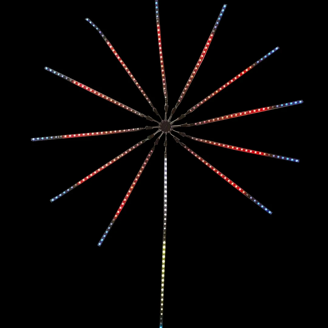 Fireworks lights wave drum led lamps Smart lights 24 keys IR 5V WS2812 Flexible Ribbon Tape magic dream multicolor App