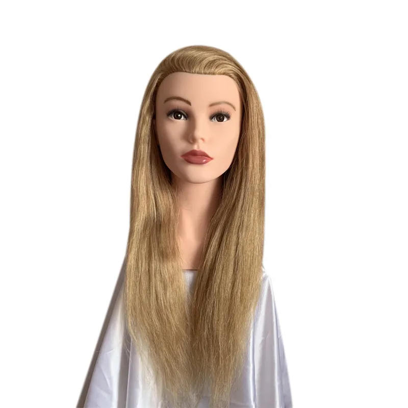 Factory wholesale cheap 100% human hair cheap asian custom female hairdresser salon training head mannequin for beauty school