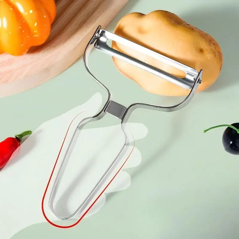 High-Quality Smooth Vegetable Peeler Easy Peeling Durable Stainless Steel Fruit Peeler