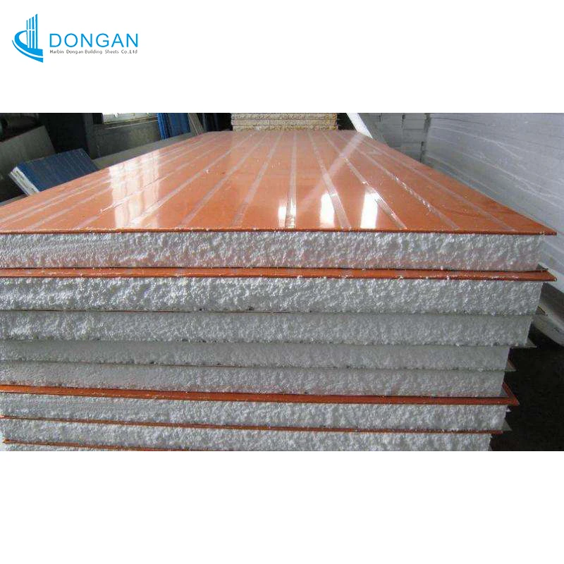 waterproof fire rated galvanized steel plate eps metal wall and roof panel