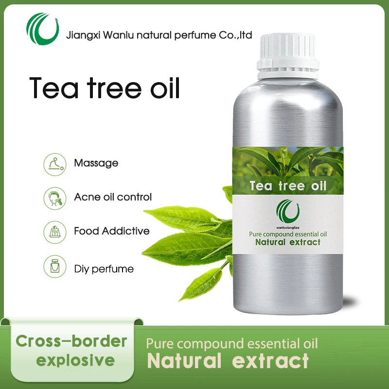 Factory Wholesale Pure Tea Tree Essential Oil Pure Tea Tree Oil for Hair Skin and Nails Plus Aromatherapy and Natural Cleaning