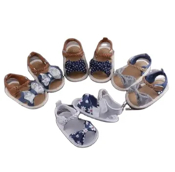 Baby Girl Summer Soft Sole Shoes Bowknot Sandals Toddler Infant Prewalkers Baby Sandals