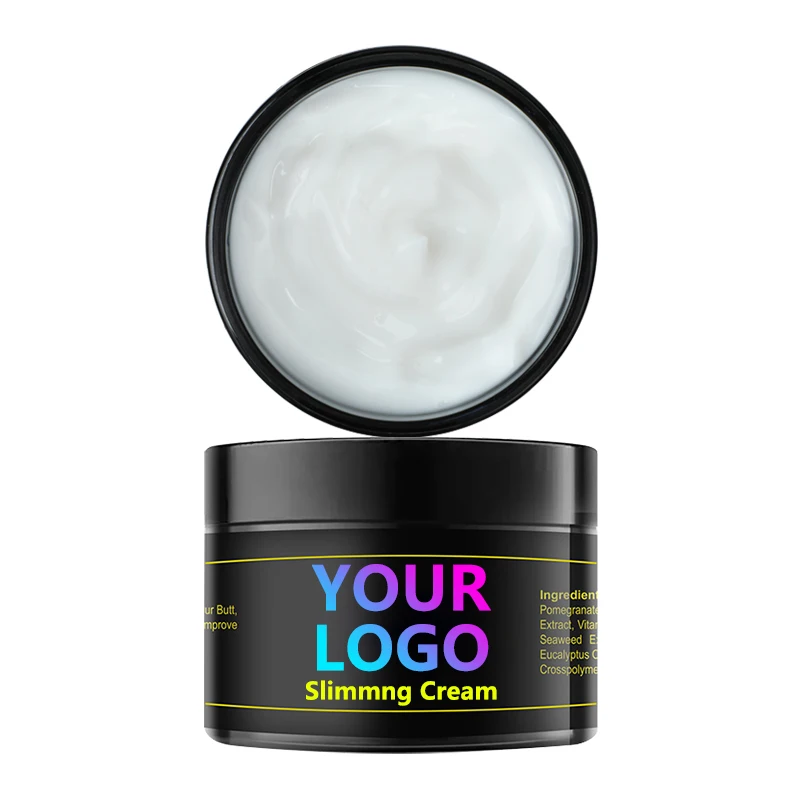 Private Label logo slimming cream burn fat for waist leg body weight loss cream hot massage gel ginger fat burning cream