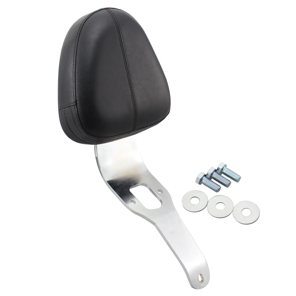 Motorcycle Black Driver Backrest Sissy Bar Support Pad Detachable For Indian Scout Sixity 2016-2019 Scout 2015-2019