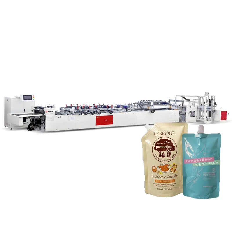 Многофункциональный автоматический закуски из многослойного пластиковогопечатого катаного материала Self стоьте вверх мешок делая машину