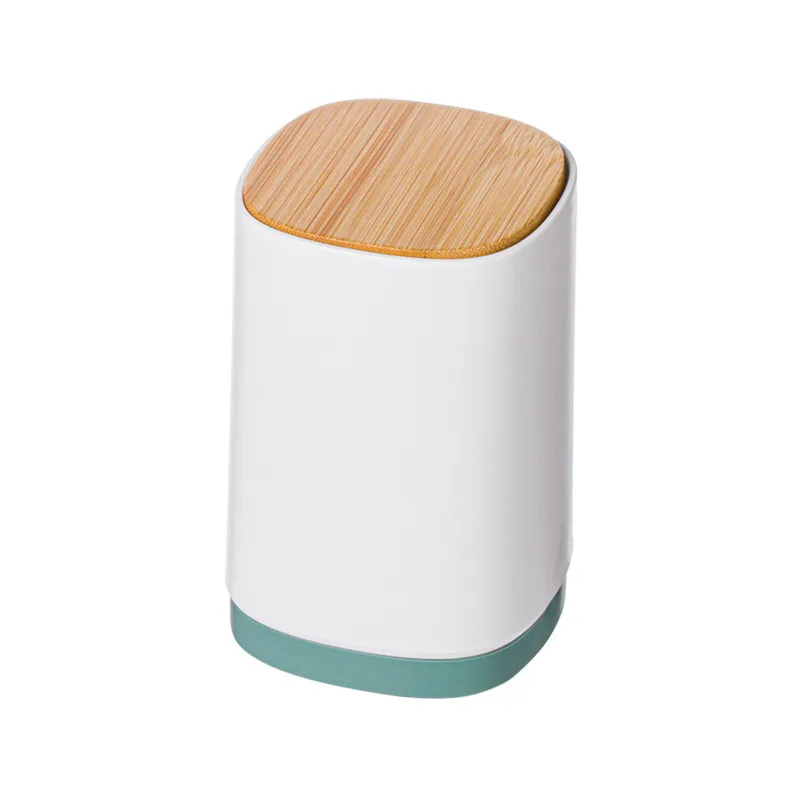 Wooden Lid Pop up Toothpick Holder Dispenser Storage,Wood Toothpicks Container Pocket Novelty, Sturdy Safe Container