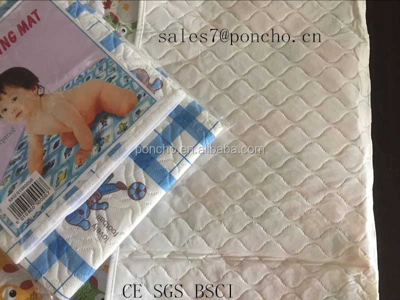BABY PEVA+Sponge+PEVA portable changing pads mat/diaper changing mat