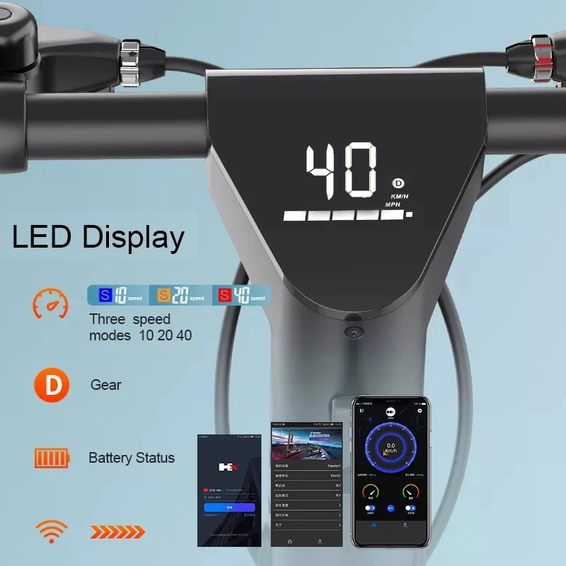 Eu Stock Adult E Scooter Electric 500W x9 powerful folding Electric Motorcycle Kick Skateboards Off Road e-scooter With Seat