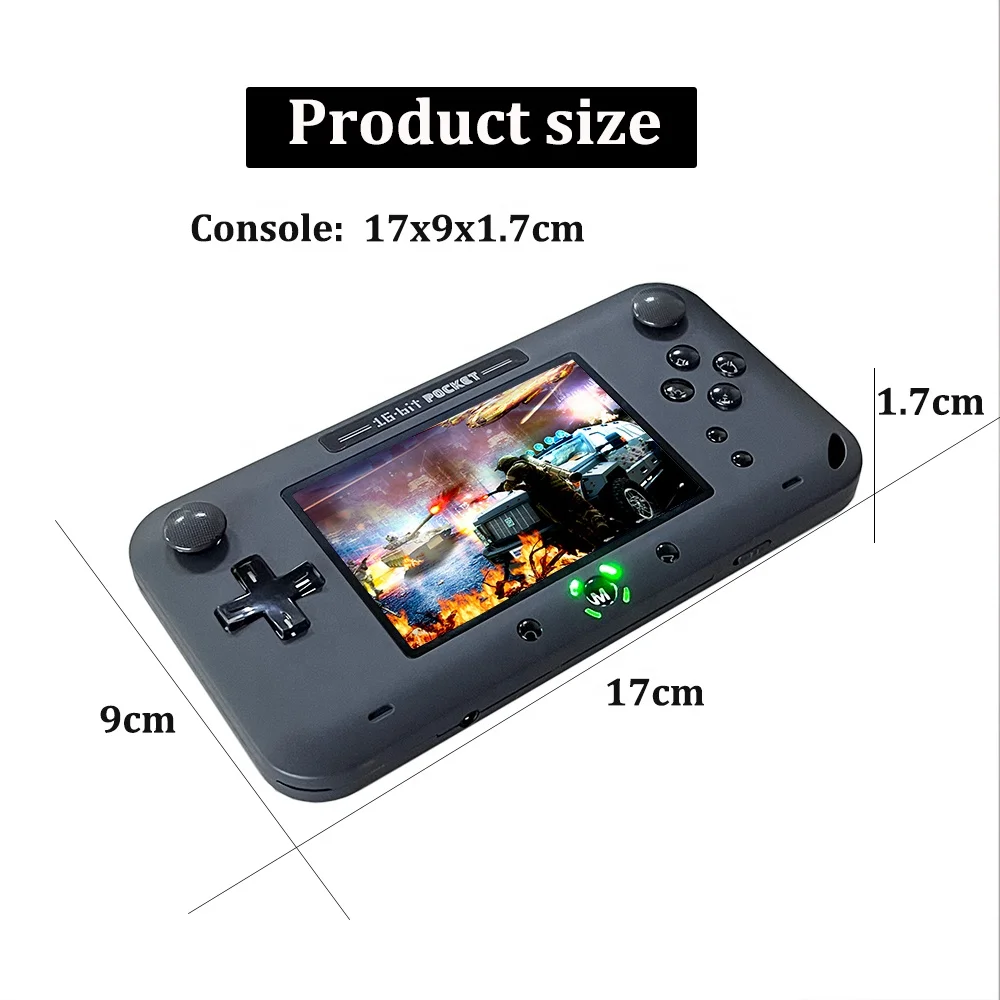 Video Game Console With 1617 Games Retro Console Support Save Add Juegos Portable Handheld Game Console For Kids