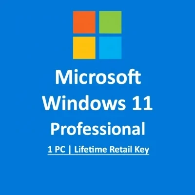 Fast Online 24 hours Ready in Stock Win 11 Pro Digital Key 64Bit or 32 Bit Just Key digital license code Delivery by Email