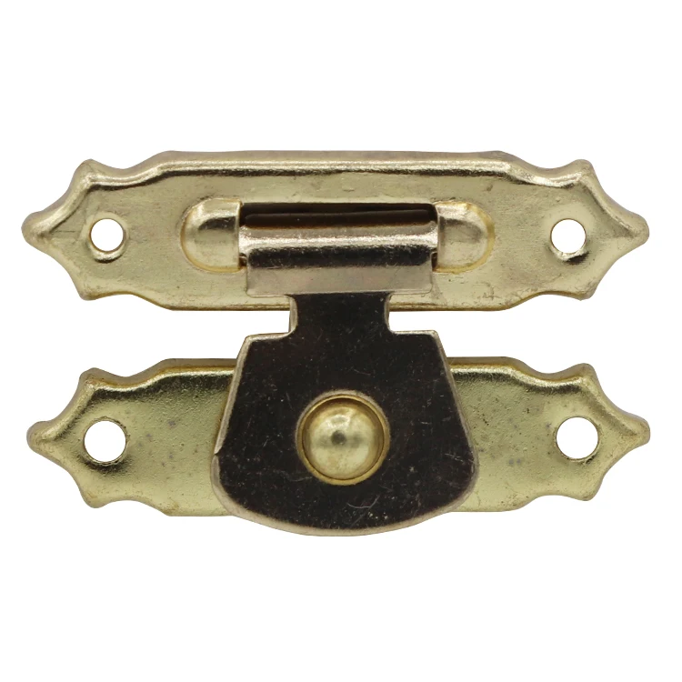 Plastic pencil acrylic case box metal decorative button press lock