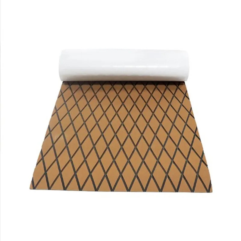 Wholesale Marine Diamond Pattern 1200*2400*6MM EVA Foam deck pad yacht boat Decking EVA Flooring Mat