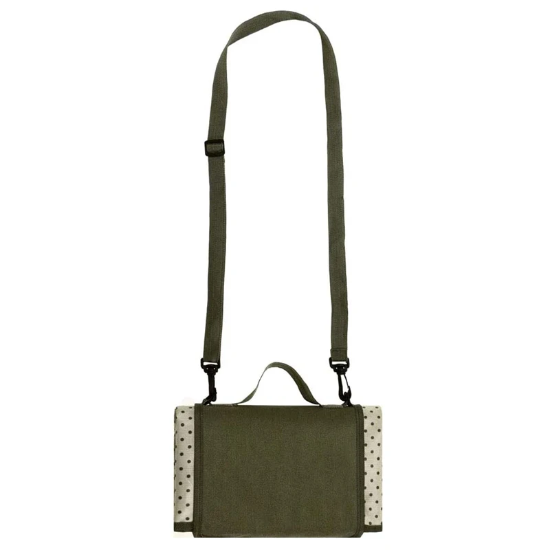 Water resistant picnic blanket outdoor beach blanket for wholesale with strap bag