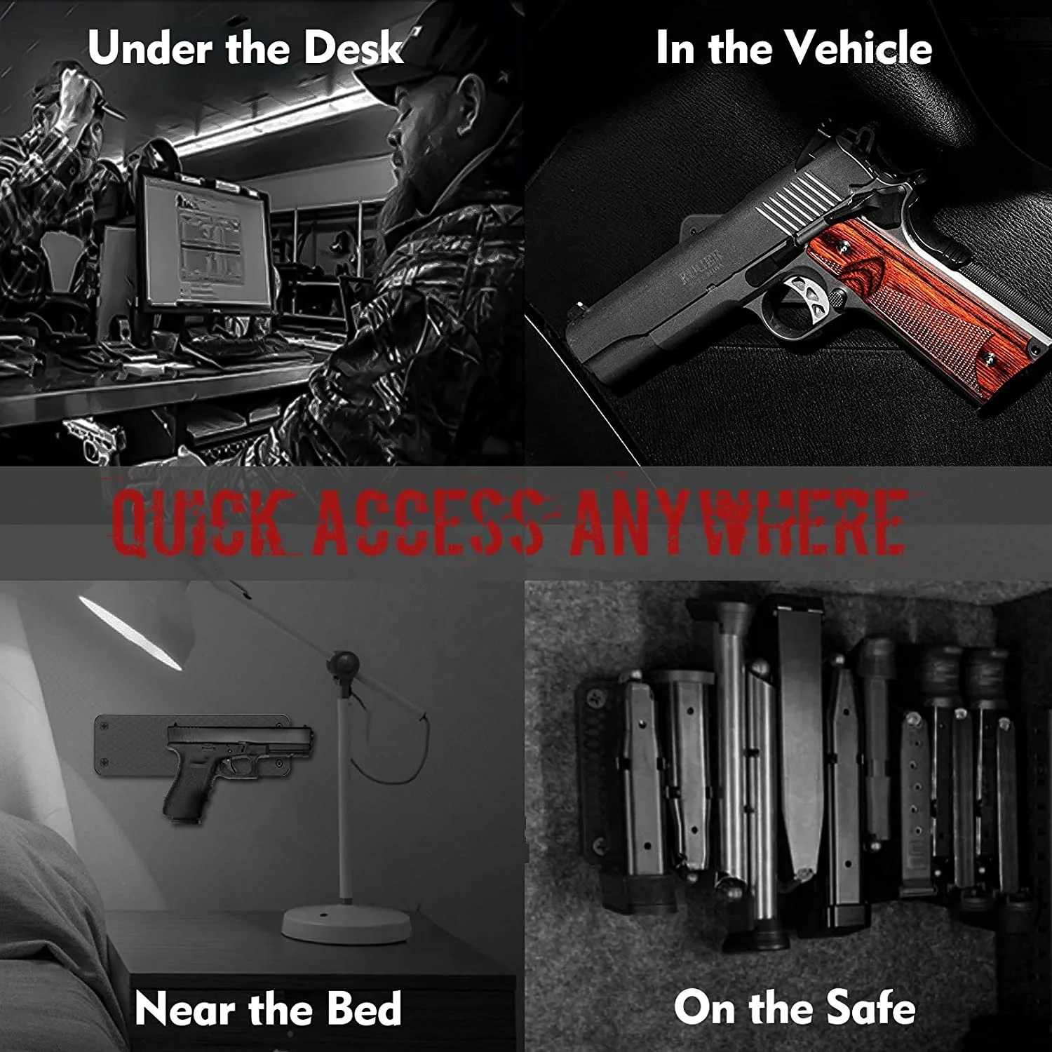 Magnetic Ammunition Holder Gun Magnet Double Sided,Gun Magazine