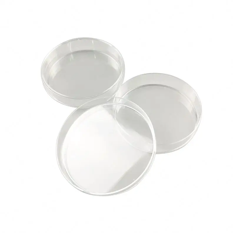 Laboratory Glassware Quartz Glass Petri Dish Plastic Petri Dish 90mm Sterile
