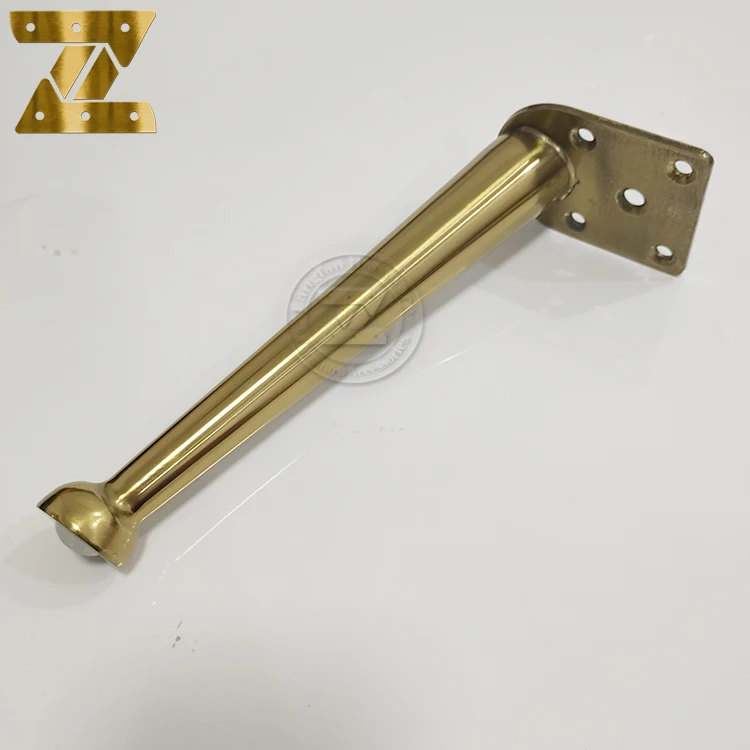 Stainless steel sofa leg   golden furniture leg use for sofa and chair hot sale stock metal feet  201 Stainless steel legs