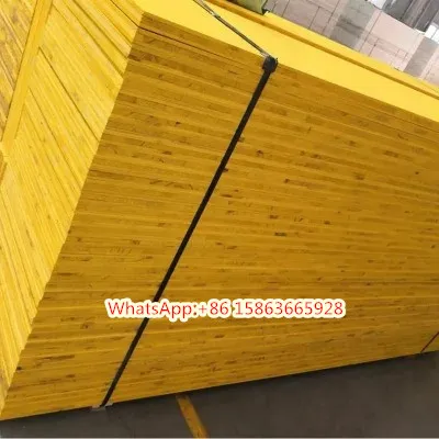 Yellow 3 ply shuttering panelboard 21/27mm spruce fir pine three ply shuttering Formwork panel