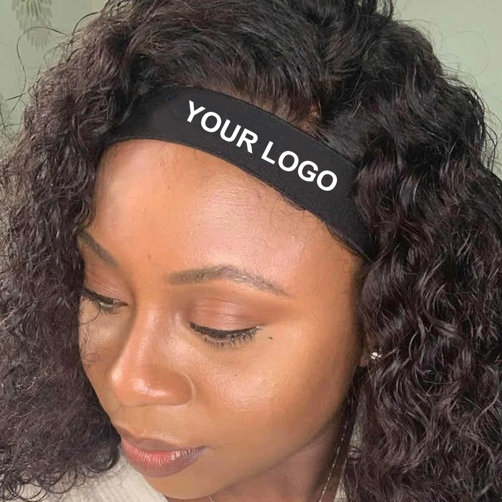 GS Custom Logo Adjustable Hair Elastic Lace Melting Belt Band,Free Logo Elastic Wigs Edges Melt Band,Wig Band With Your Logo