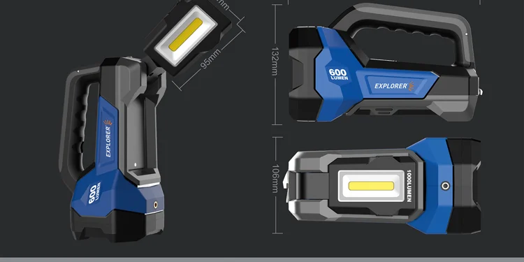 tobys Most Powerful COB Outdoor Led Work Lighting magnet holder Waterproof All In One 1000LM 5W 10W Work Light USB rechargeable