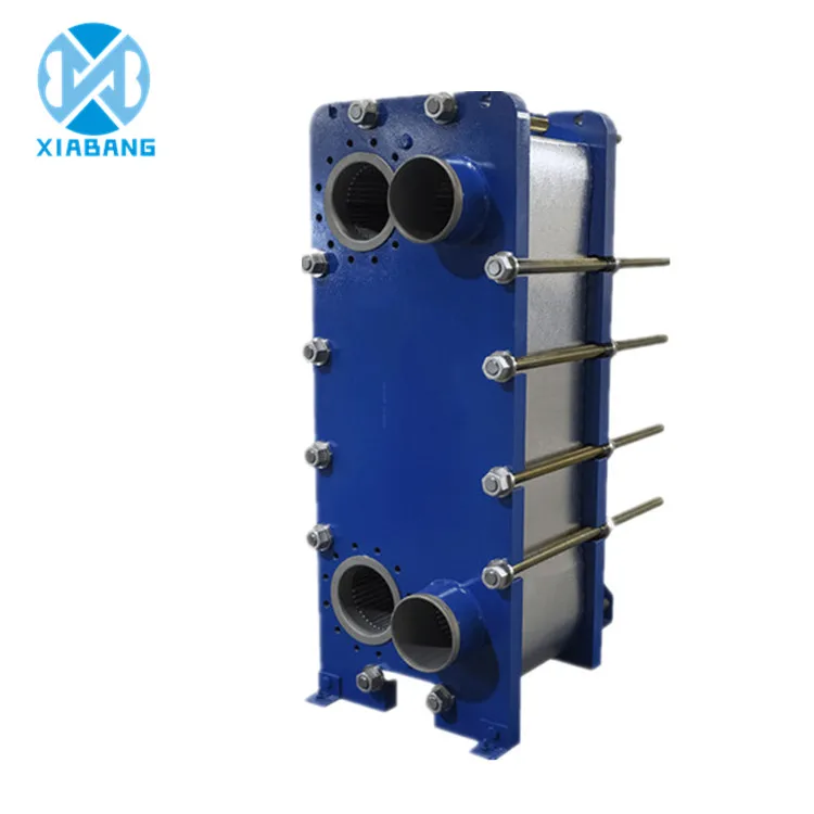 Energy Efficient 300kw - 800 Kw 16 Kg/S Liquid Flow Rate Gasket Plate Heat Exchanger