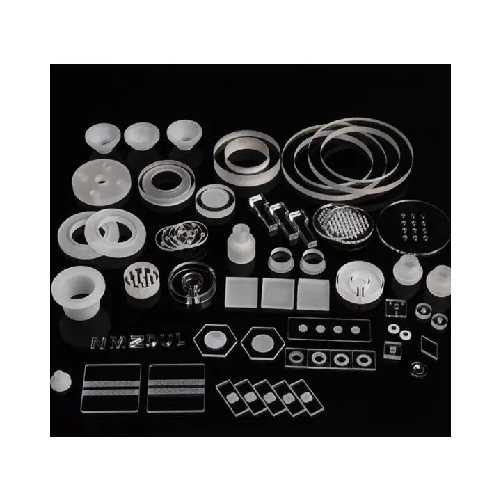 Factory Customized High UV transmittance fused silca quartz glass lens Quartz Glass Plate Glass Tube Borosilicate