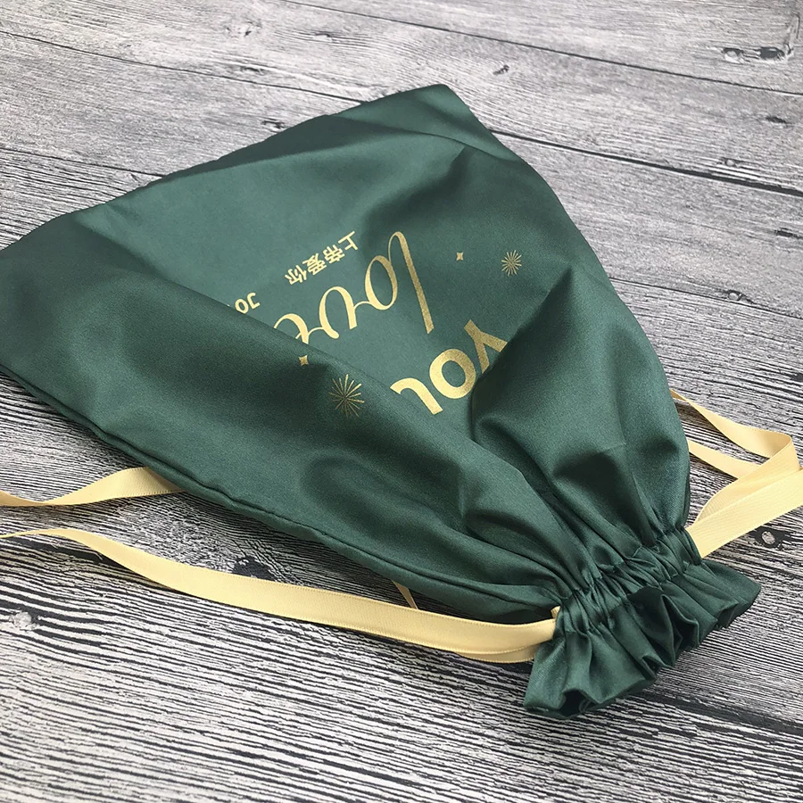 Дешевый атласный мешок для пыли на шнурке размер под заказ сумка обуви