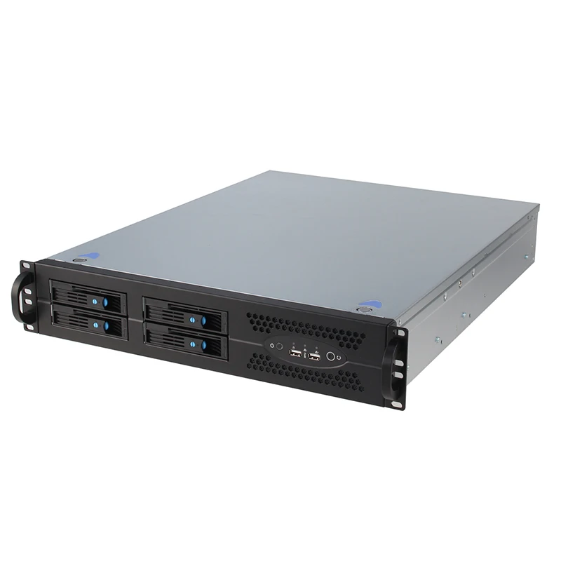 TP2U 570-04 PC компьютер промышленная стойка крепление 19 дюймов блок питания ATX сервере Дело Черный USB статус заряжаемый аудио вентилятор Поддержка цвета