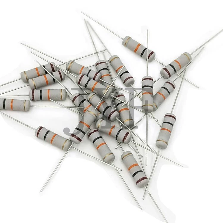 1/2W 1/4W 1/6W 1/8W 1W 2W 3W 5W 10W 1K 4,7 K 5,1 K 10R 1M 5% резистор сопротивления оксидной пленки