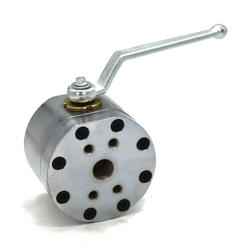 NEW ORIGINAL KHSAE-210-25  ss ball valve  high pressure with fixed flange  for hydraulic system