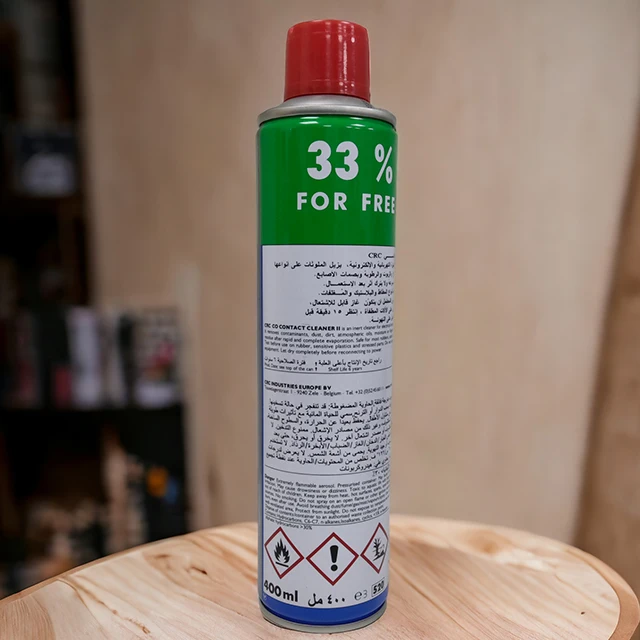 CRC - Co-Contact Cleaner Spray 400ml for cleaning relays, switches, circuit breakers