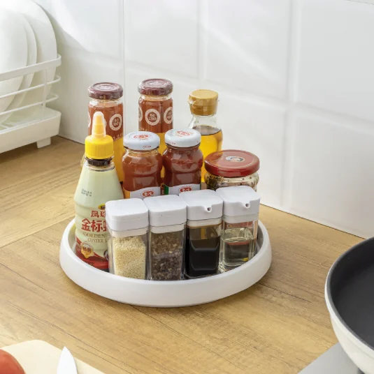 Lazy Susan Turntable Non Slip 360 Rotating Serving Rotating Tray for Dining Table