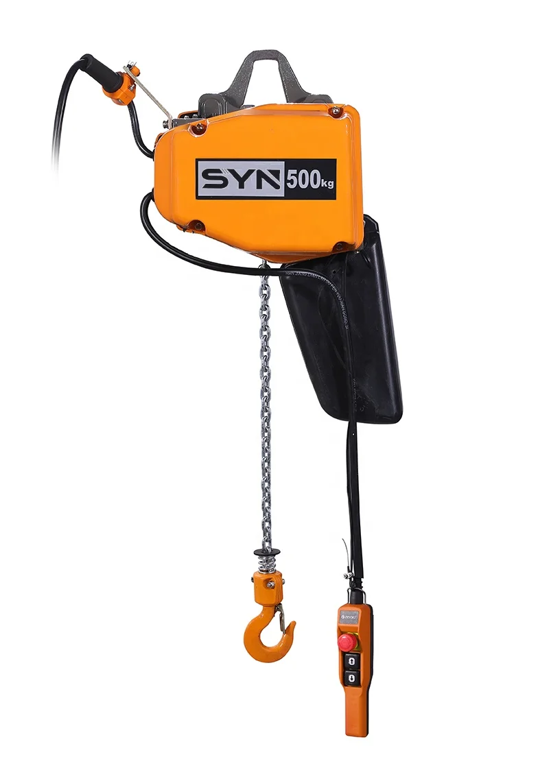 2 ton single Chain electric hoists 1 ton cheap hook chain suspension crane electric hoist