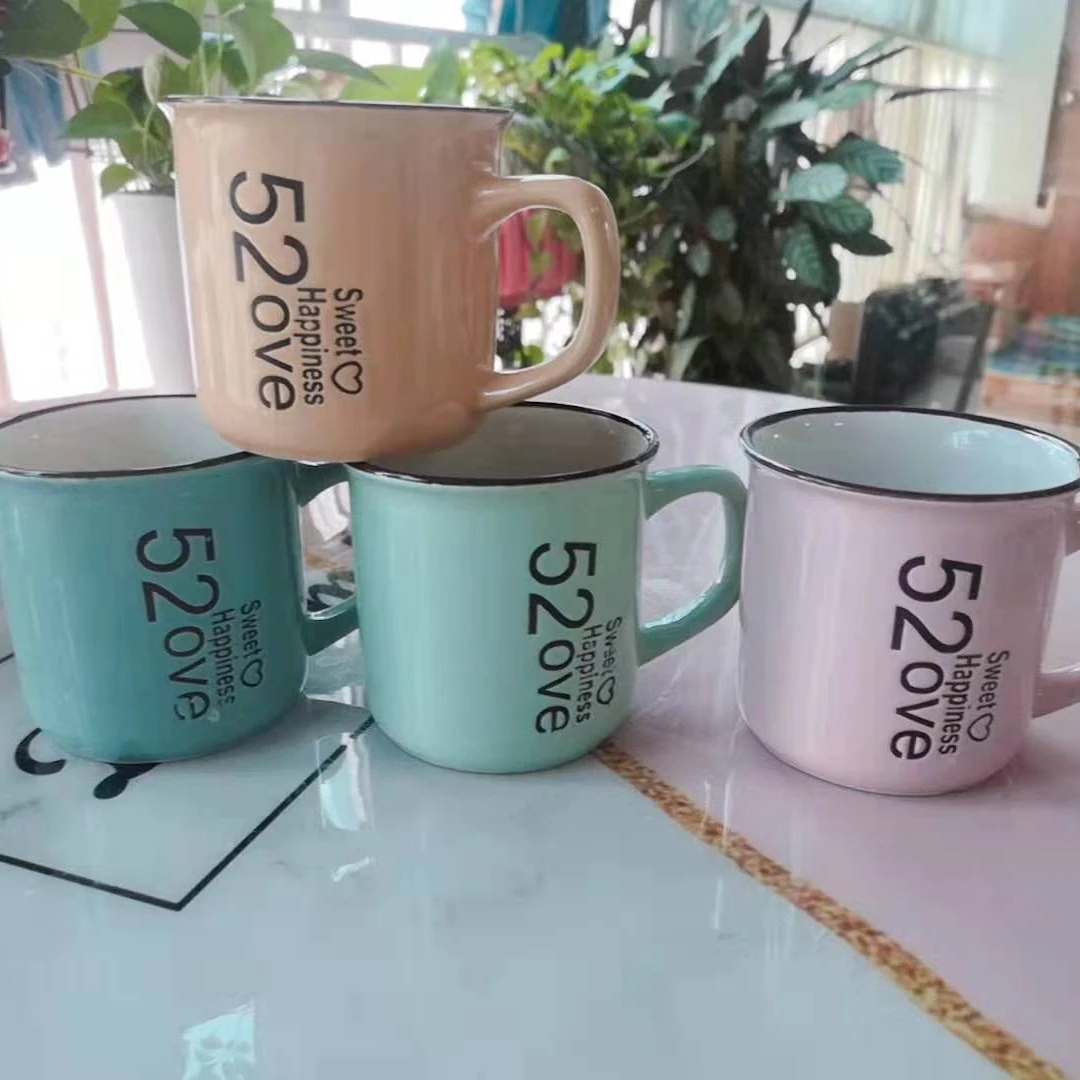 Factory Wholesale Custom Logo Retro Bone China Mug ,Coffee Ceramic Mug ,Mug Made In China