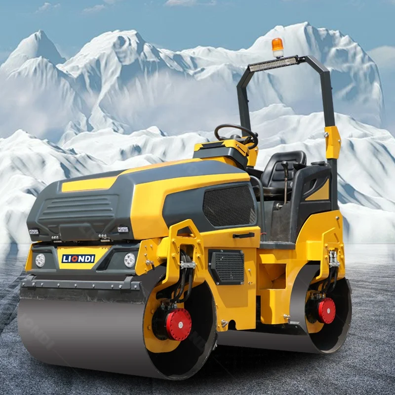Liondi construction machinery site asphalt roller micro roller DVR-3000