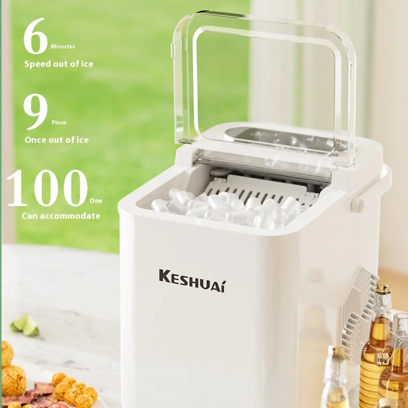 New Generation Fully Automatic Portable Ice Maker Smart Electric Countertop Bullet Ice Cube Maker Perfect Home Gift Dropshipping