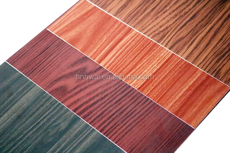 newest wholesale price wood color texture aluminum sheet for making wooden grain ACP aluminium composite panel