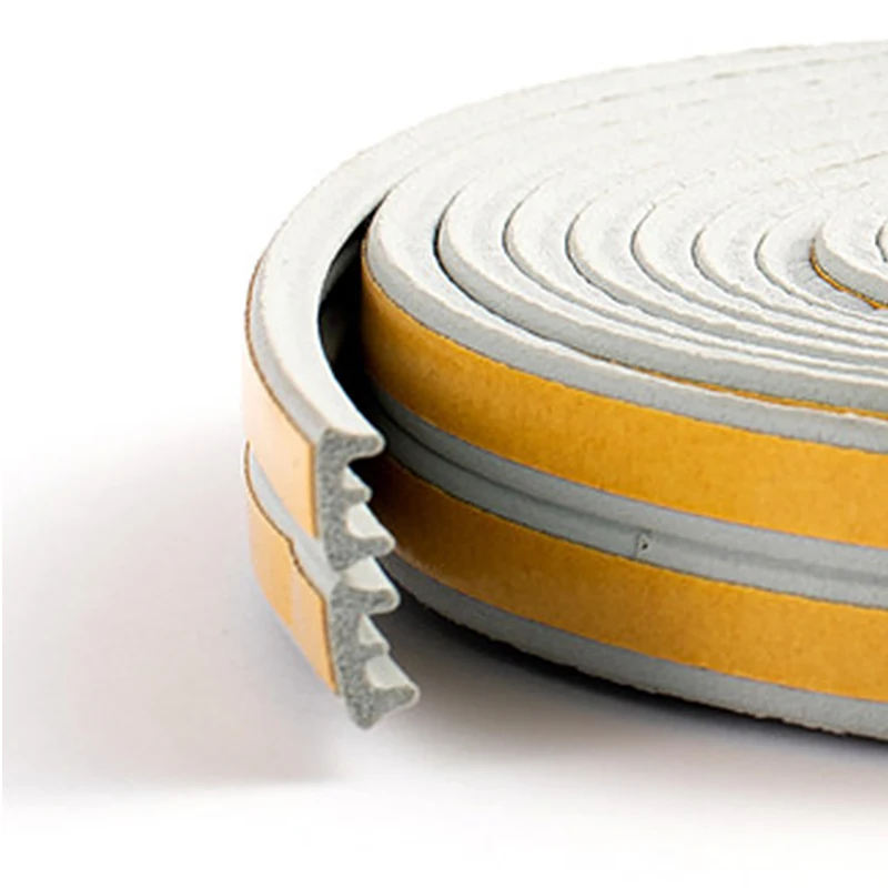 
EPDM self adhesive rubber sealing strip special for wooden door 