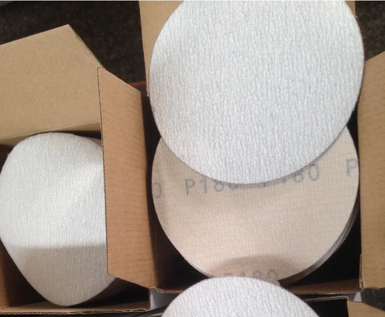 6 inch For wood working metal furniture stone sand paper 5 inch 8 holes Aluminium Oxide circle sanding disc