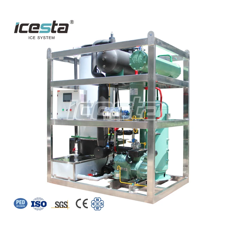 ICESTA Customized High Productivity Energy saving Long Service Life 5 ton tube ice machine