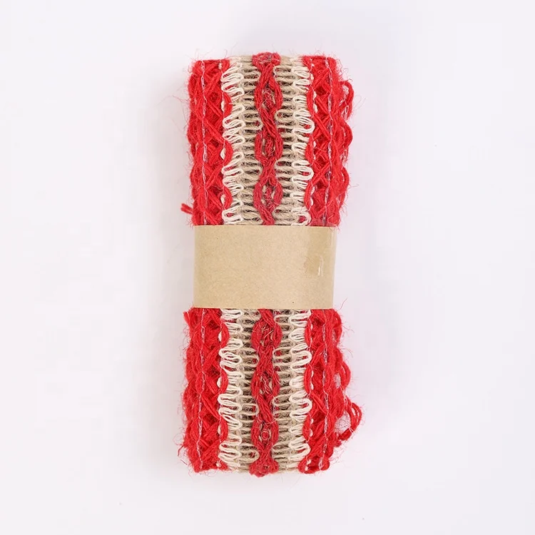 E-Magic Eco friendly custom jute ribbon natural 2cm width of hemp rope Hot sale jute ribbon for gift box packing