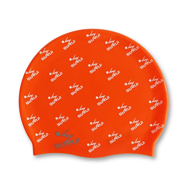 customized LOGO stylish swim caps 100% silicone swim caps swimming caps