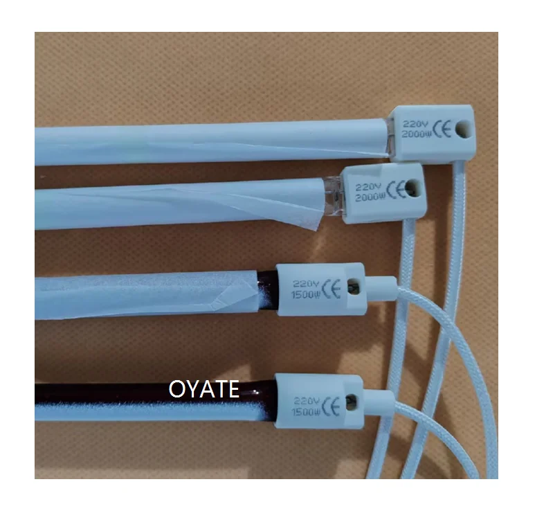 760mm 230v 2000w Ruby Quartz Infrared Halogen Heating Lamps for PET Blowing Machines