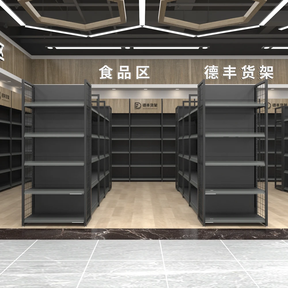 customized supermarket rack gondola supermarket grocery store racks shelf display
