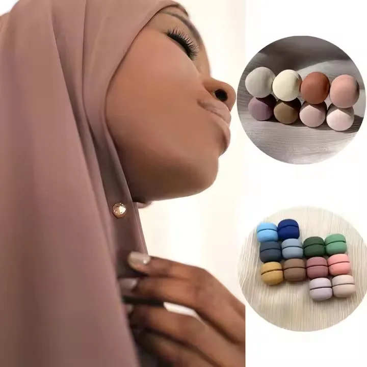New Style Muslim Strong Magnet Muslim Jewelry Silk Scarf Shawl Buckle Magnetic Magnet brooch pin for hijab