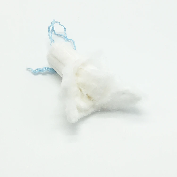 High quality vaginal 100% cotton tampon case for female