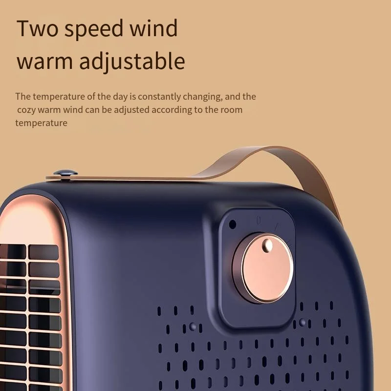 High quality mini energy saving electric heater home quiet electric heater office can stand and lie fast heating fan wholesale