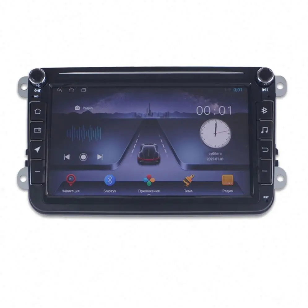 Car stereo android Radio 8 Inch Car Mp5 Player 2 Din Touch Screen With Rear Review Camera Car Dvd Player